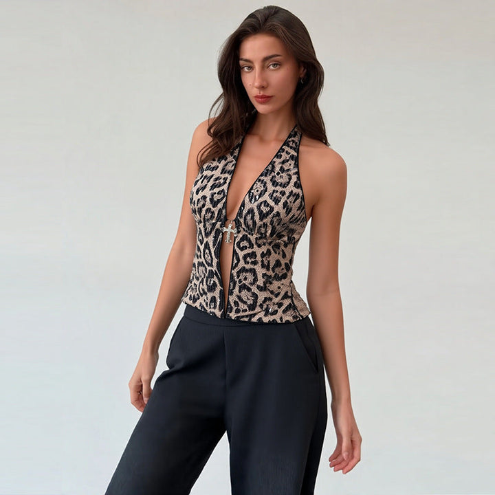 Dames haltertop in elegante stijl - Eilidhra