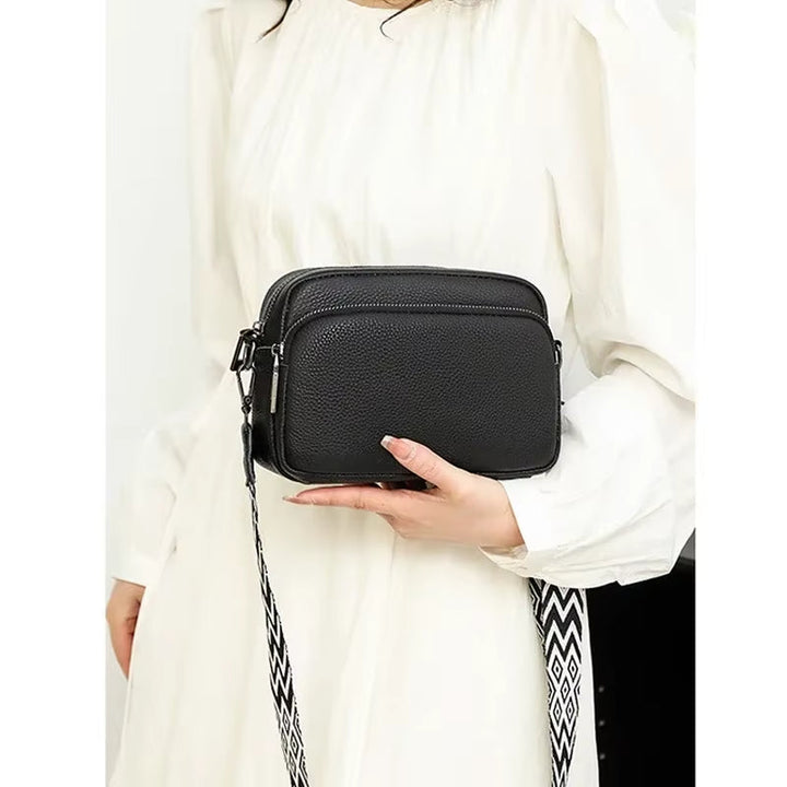 Damesschoudertas met etnische riem - Mía