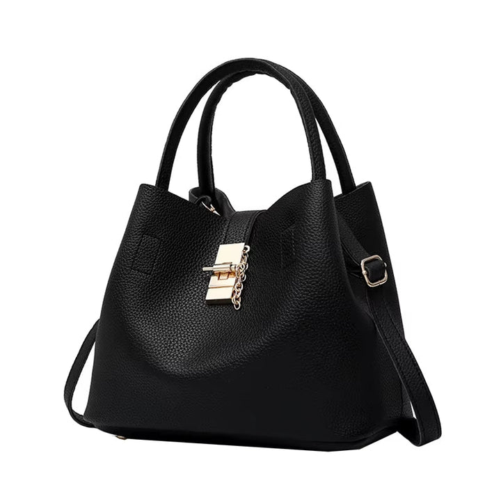 Schoudertas met lycheestructuur - Alessia