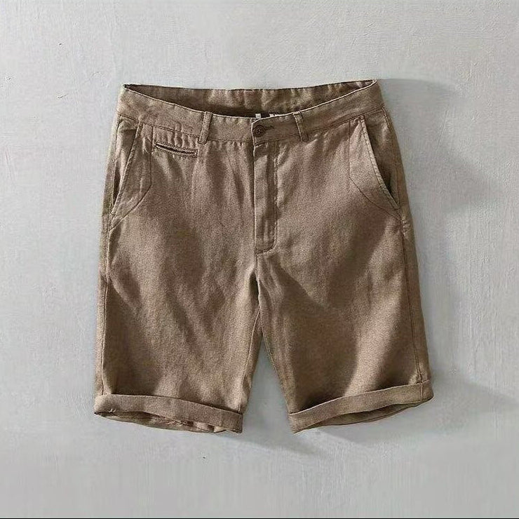 Casual linnen herenshort - Éder