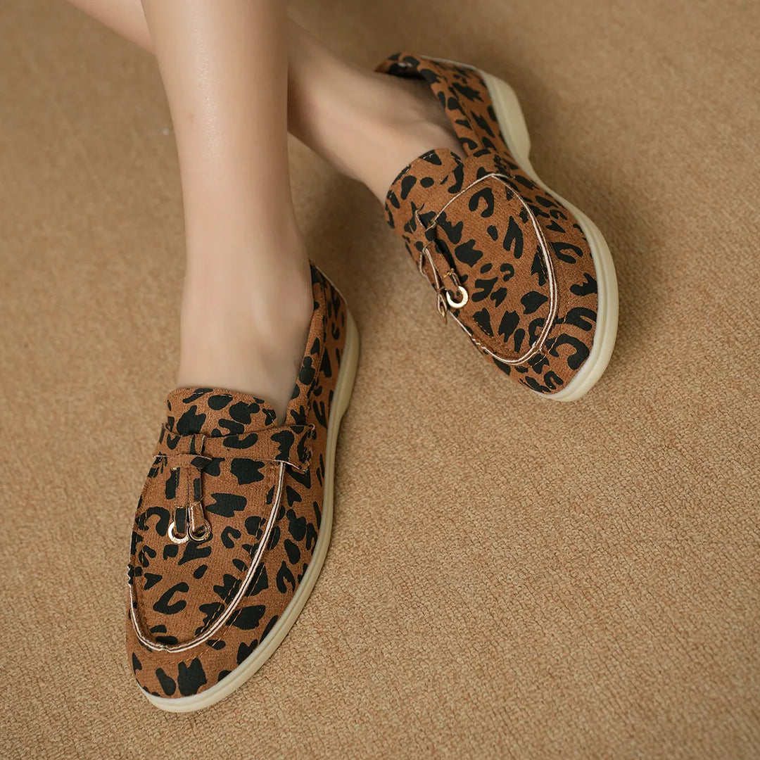 Loafers met luipaardprint - Aurora