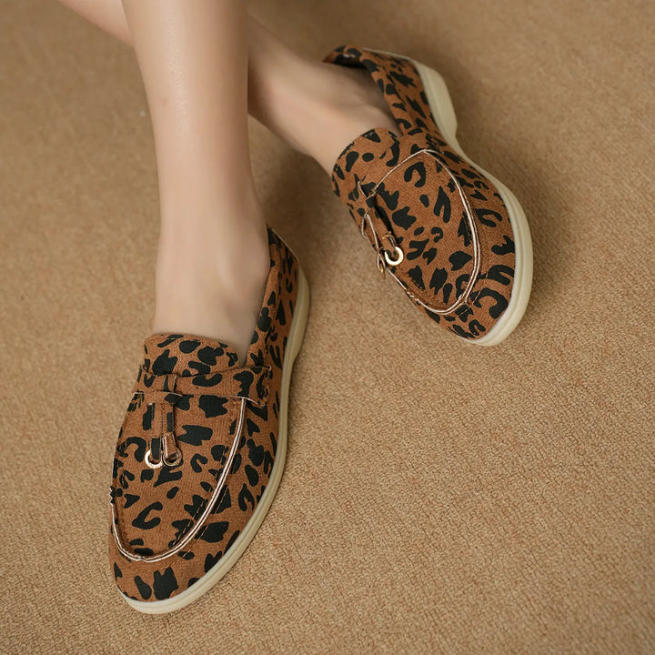 Loafers met luipaardprint - Aurora