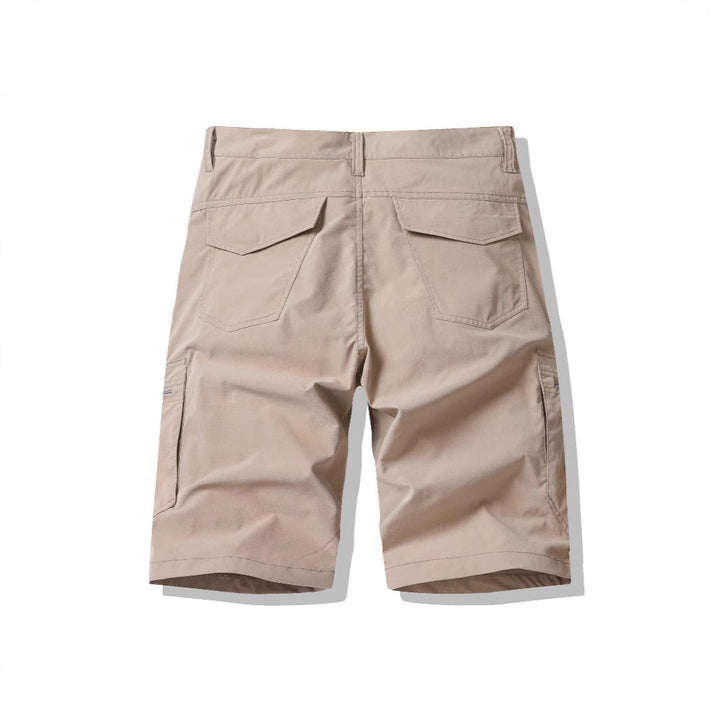 Cargo shorts met zakken en zijrits voor heren - Erling