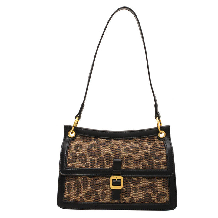 Vierkante tas met luipaardprint - Selinne