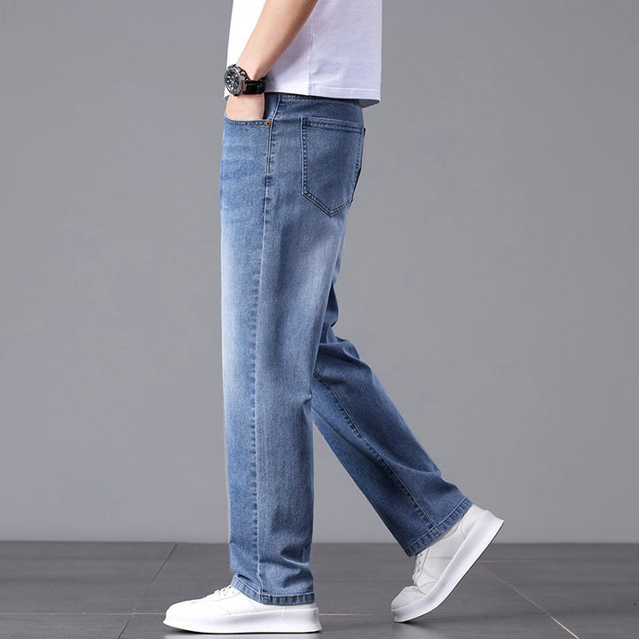 Heren denim broek in klassiek recht model - Rydan