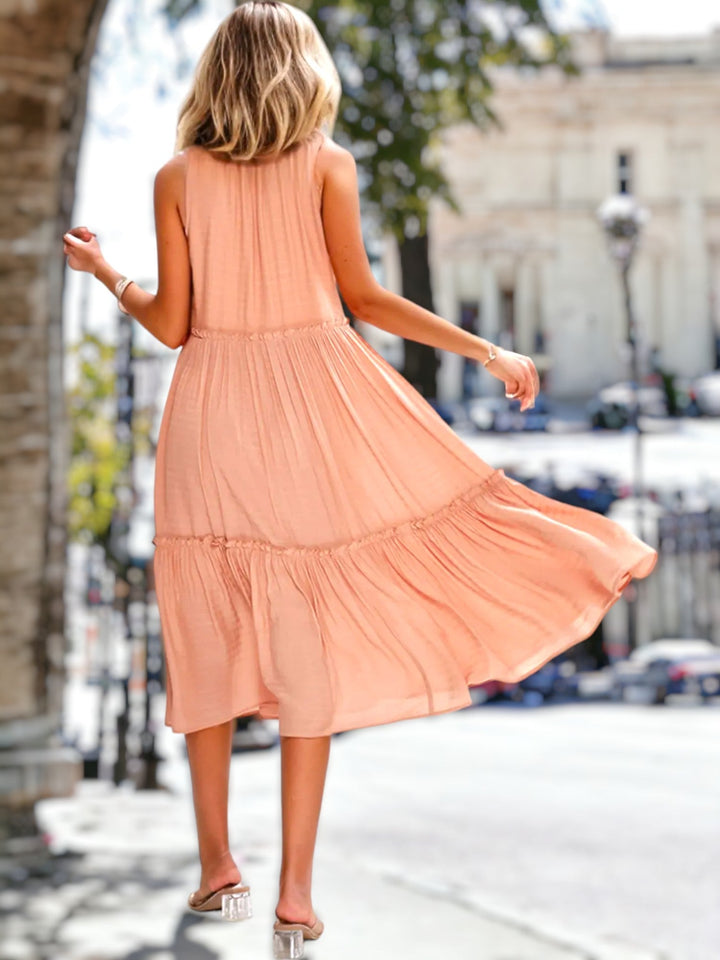 Shirley - Damesjurk met strik en V-hals