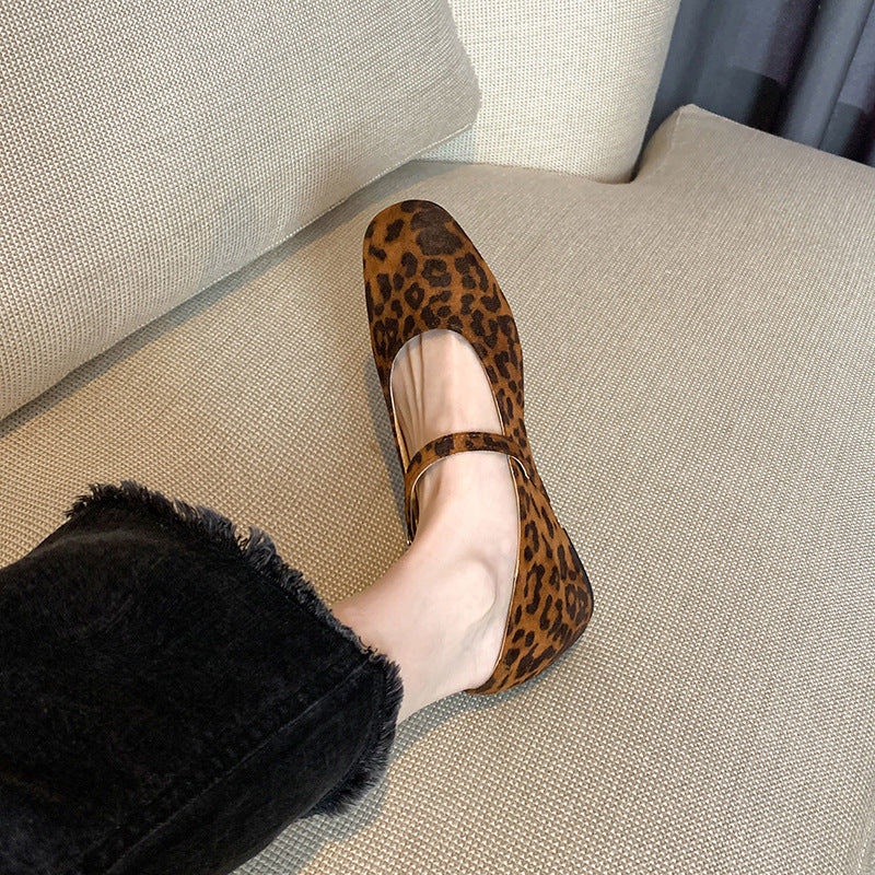 Ballerina pumps met riem en gesp - Tatsuki