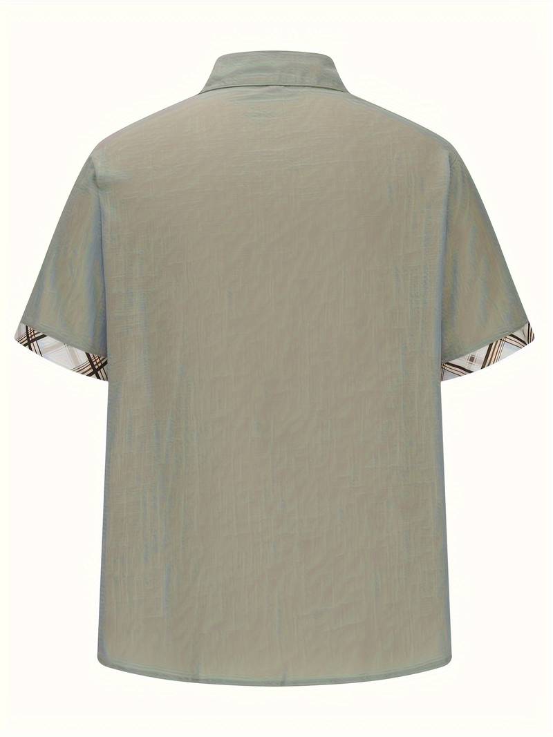 Michael - Stijlvol traditioneel overhemd met geruite grafische print