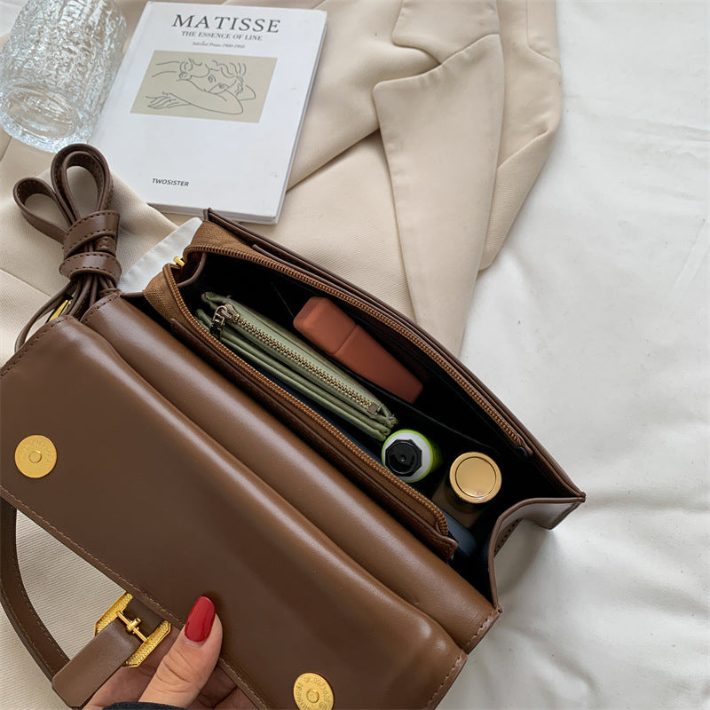 Vierkante tas met luipaardprint - Selinne