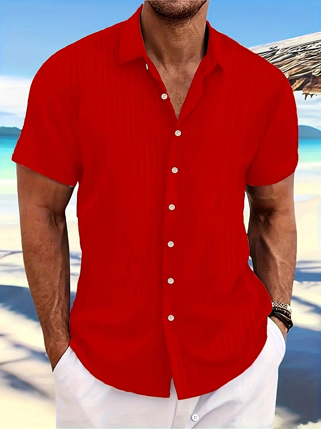 Nico - Lichtgewicht zomeroverhemd voor heren - Luchtig en stijlvol voor warme dagen