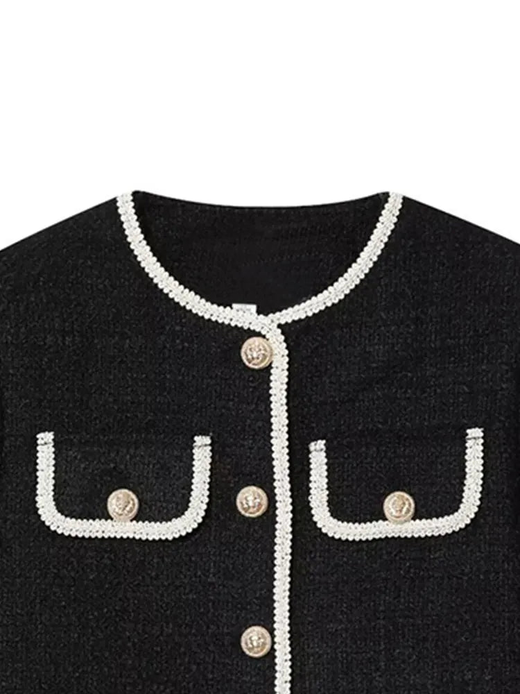 Kort damesjack met sierknopen - Alida