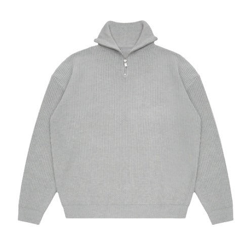 Geribde coltrui met rits - Nils