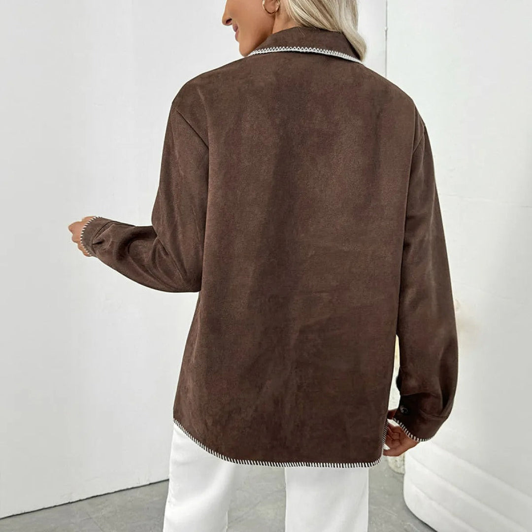 Damesjack van suède - Liorae