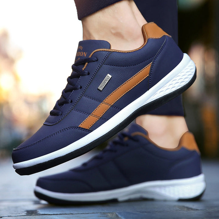 Casual herenschoenen met merkstreep opzij - Weston