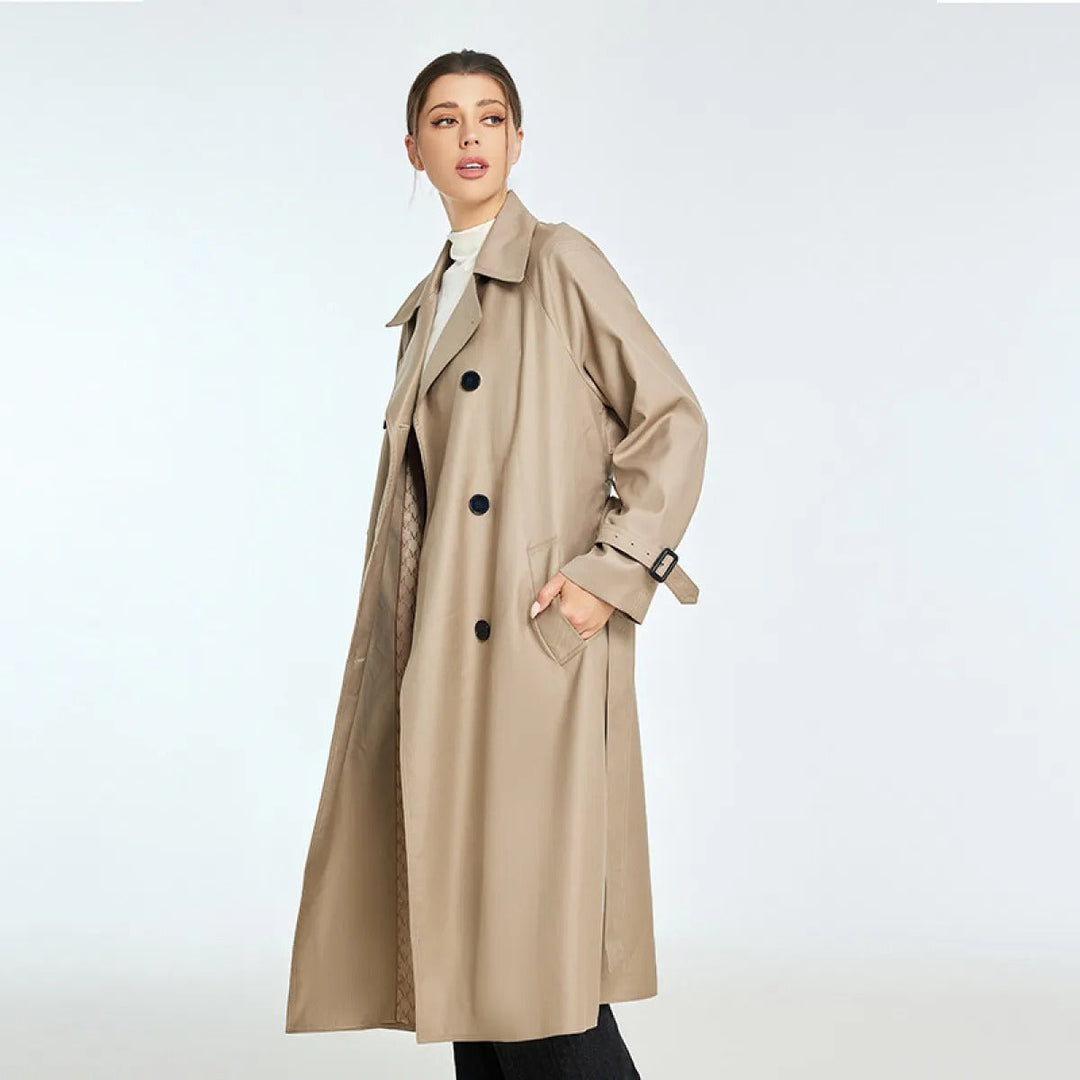 Klassieke trenchcoat met dubbele borst - Celine