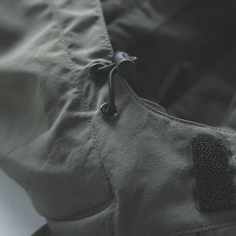 Waterdichte casual herenjas met functionele zakken - Bahamut