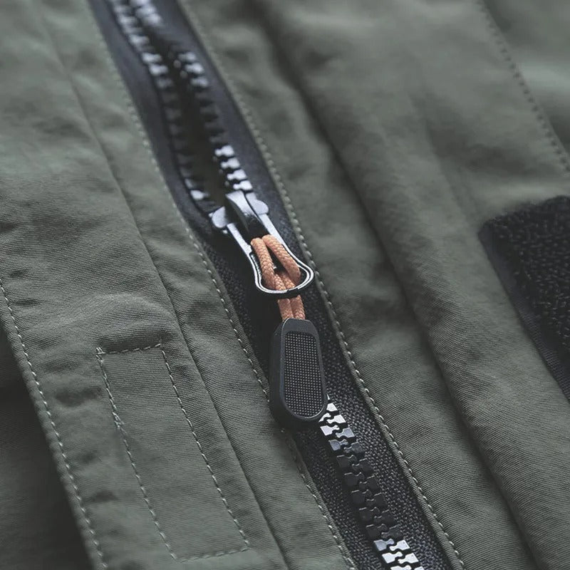 Waterdichte casual herenjas met functionele zakken - Bahamut