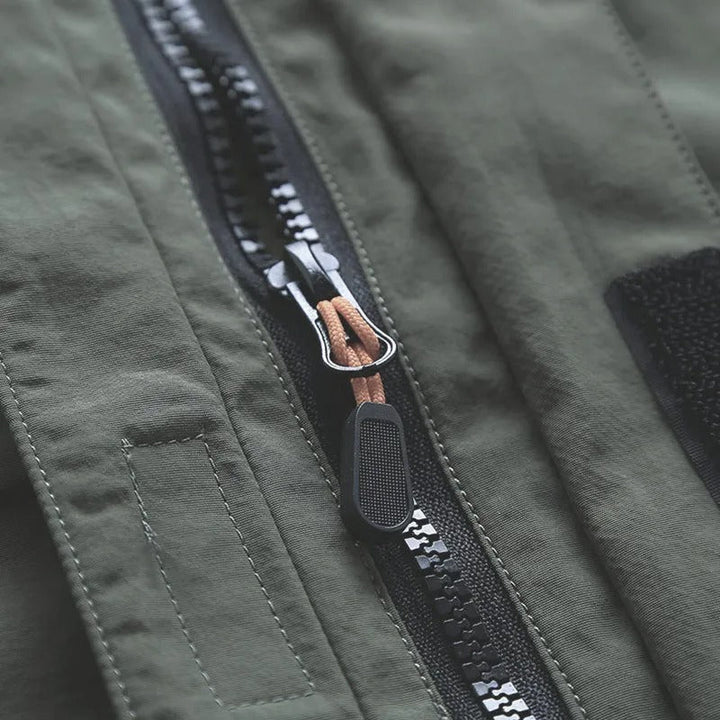 Waterdichte casual herenjas met functionele zakken - Bahamut