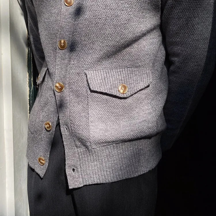 Grof gebreid colvest - Eland