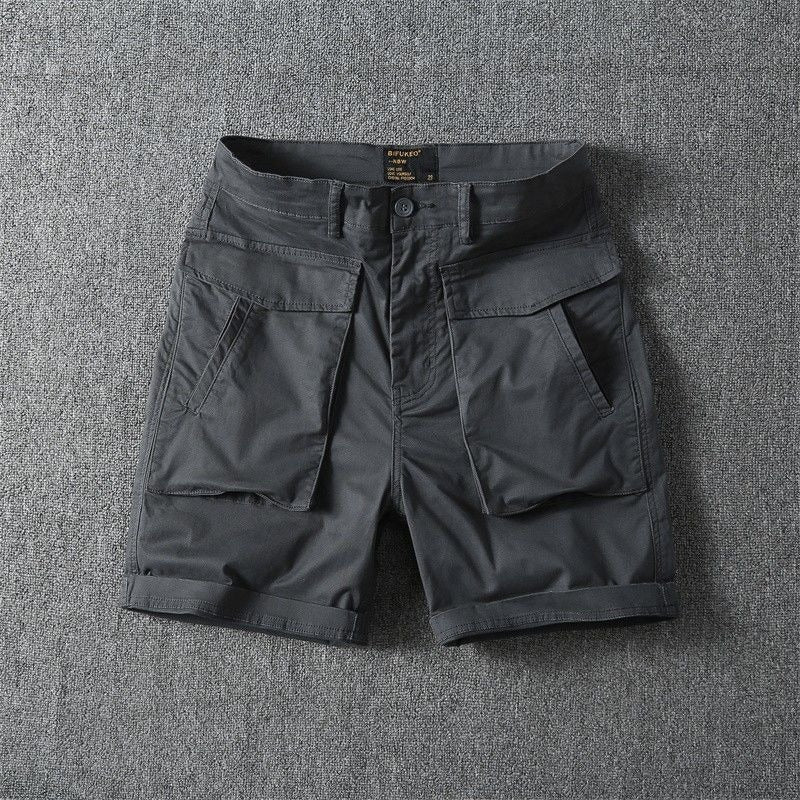 Heren short katoen cargo zakken casual stijl - Erik