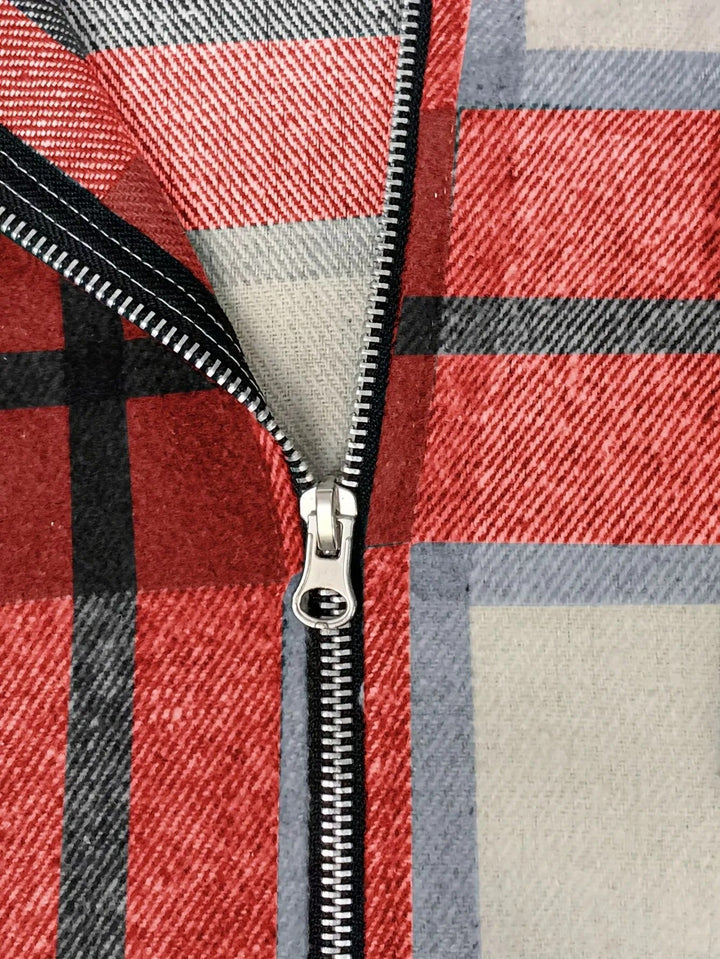 Geruite herenjack met capuchon - Pilato