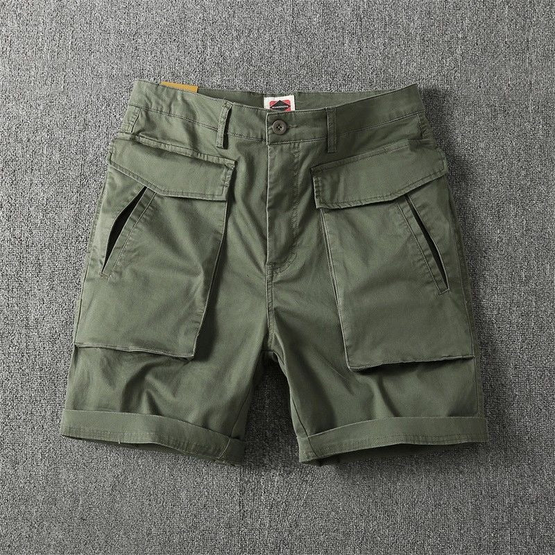 Heren short katoen cargo zakken casual stijl - Erik