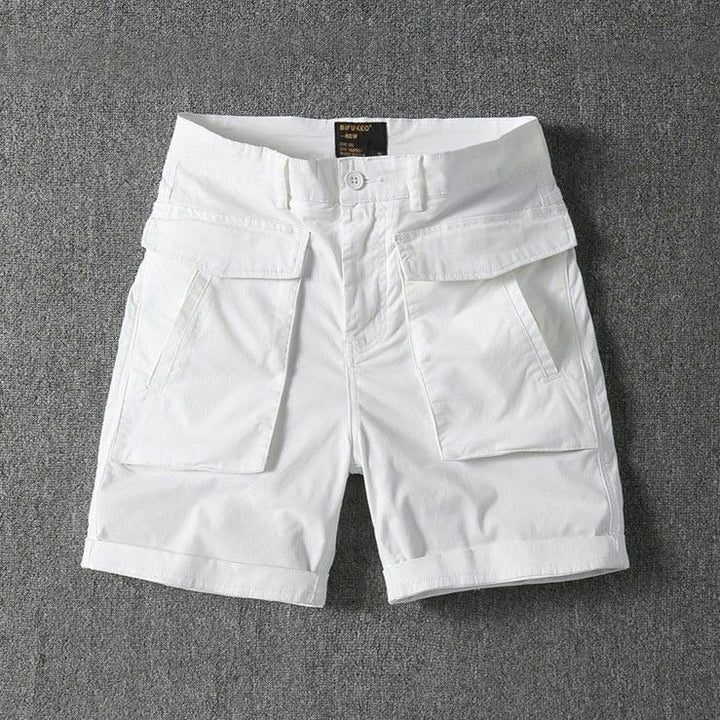Heren short katoen cargo zakken casual stijl - Erik