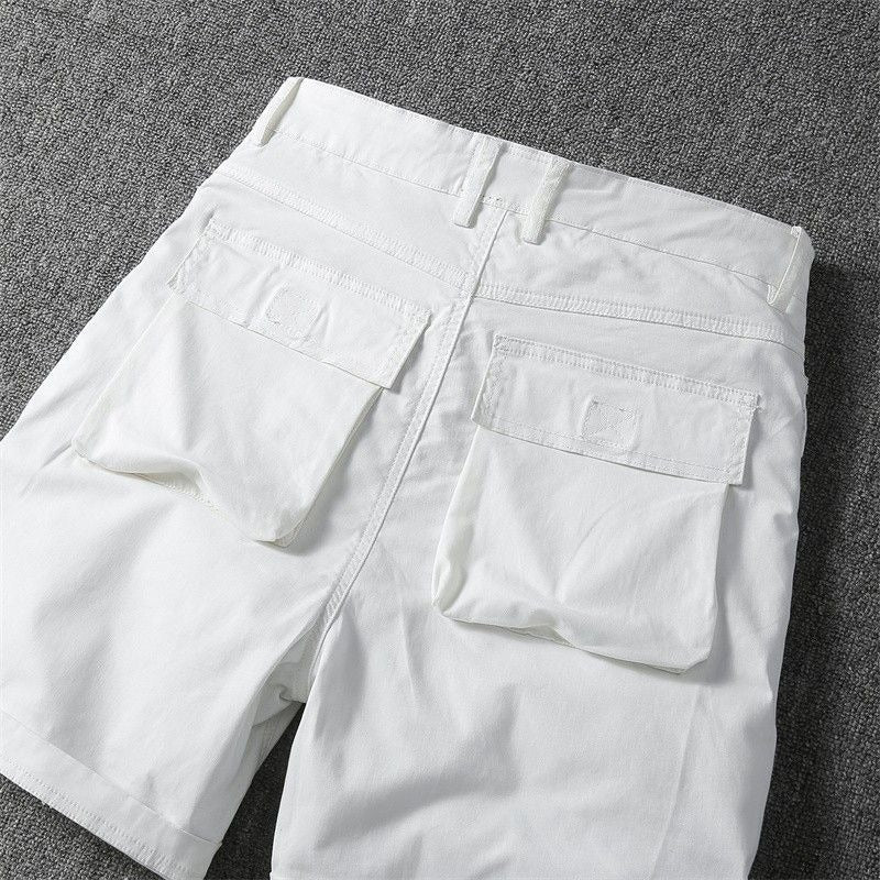 Heren short katoen cargo zakken casual stijl - Erik