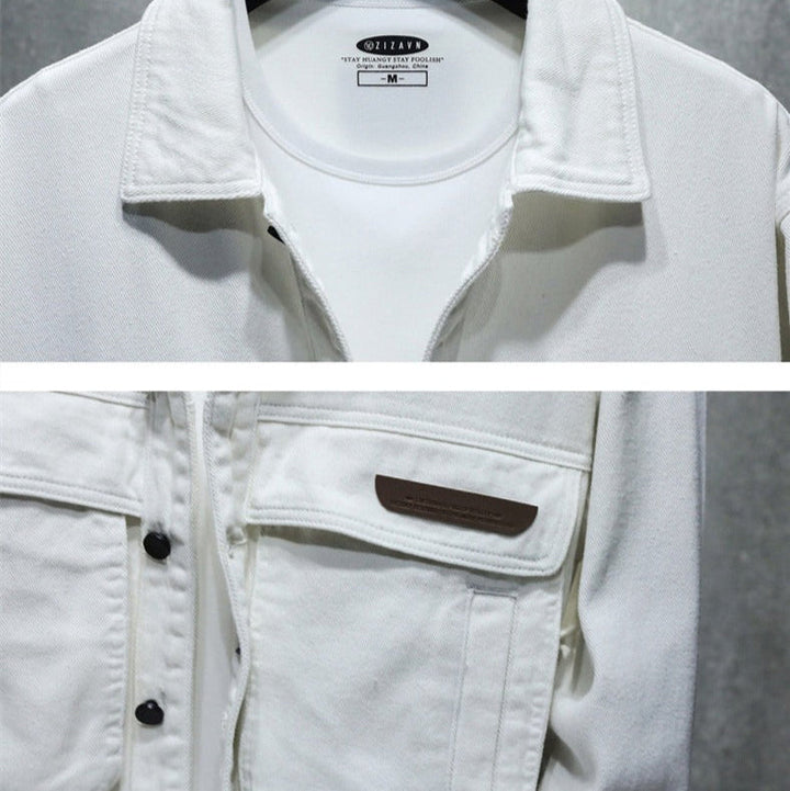 Zwart utility herenjack met grote zakken - Hektor