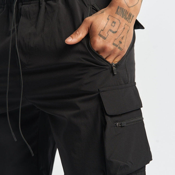 Casual cargo herenshort met zakken - Malik