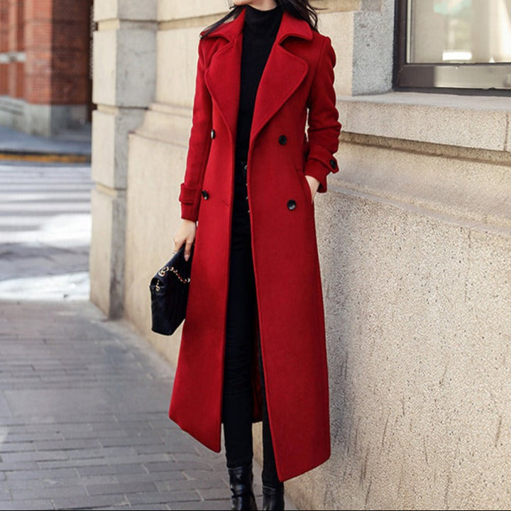 Wollen damesjack, klassiek model, double breasted - Amalia