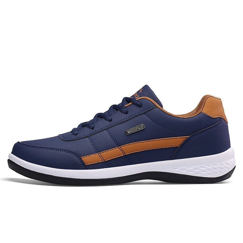 Casual herenschoenen met merkstreep opzij - Weston