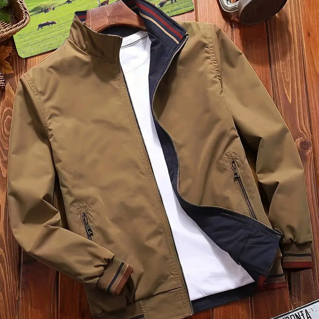 Lichtgewicht casual herenjack met rits - Maldini