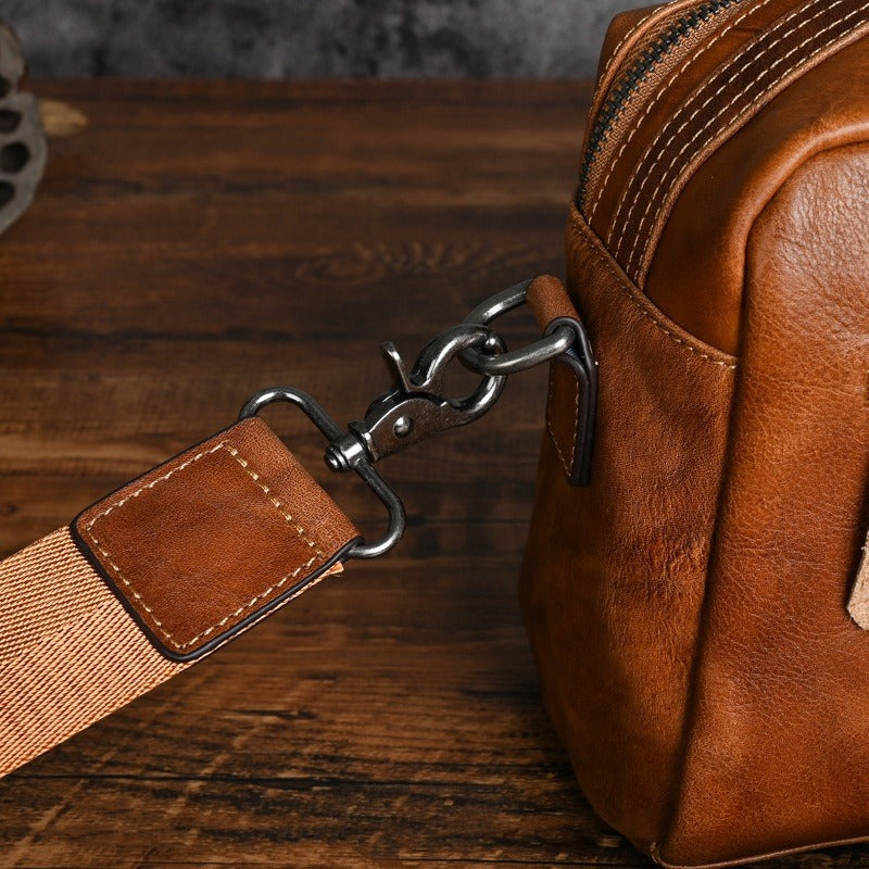 Mannen handtas van synthetisch leer compact urban design - Laurent