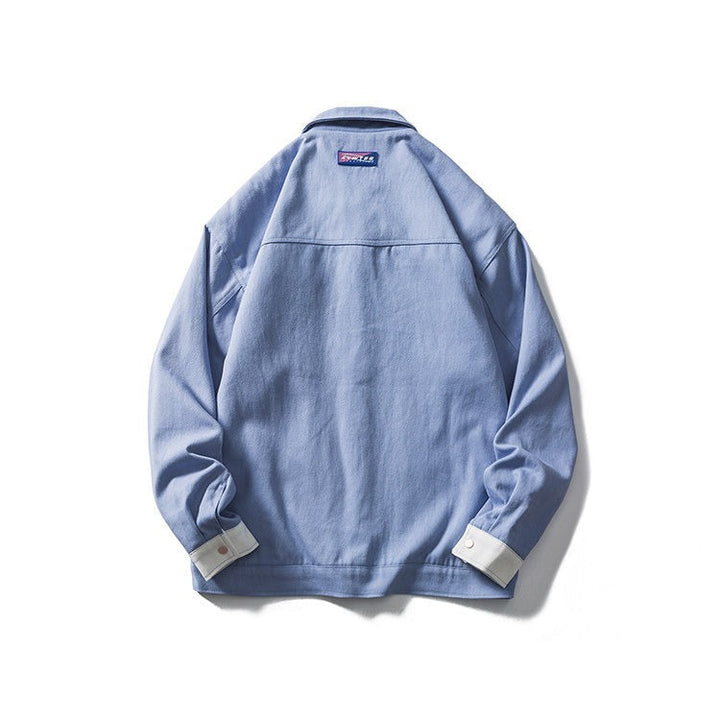 Katoenen herenjack met patchwork bloemenprint - Elric