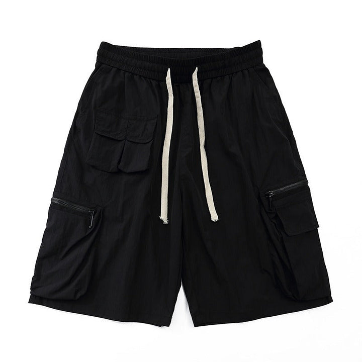 Damesshort met grote zakken en casual ritssluiting - Fey