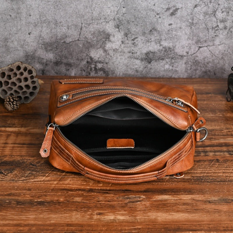 Mannen handtas van synthetisch leer compact urban design - Laurent