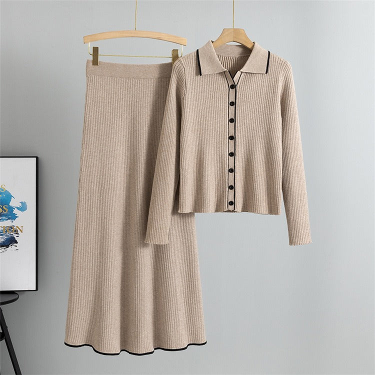 Gebreide rokenset voor dames - Maelis