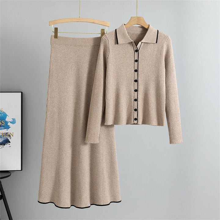 Gebreide rokenset voor dames - Maelis