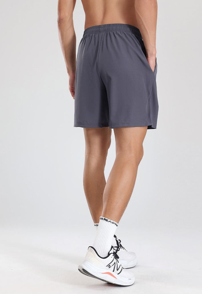 Heren sportshort van ademende technische stof met rechte snit - Dennis