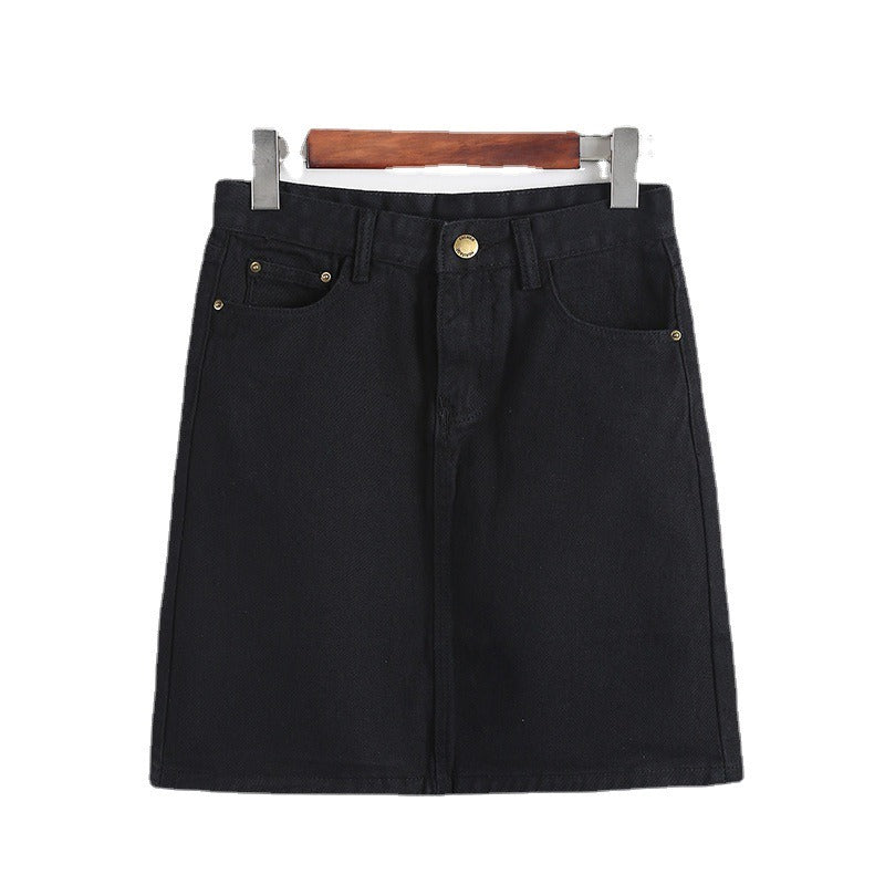 Korte denim rok voor dames - Auria