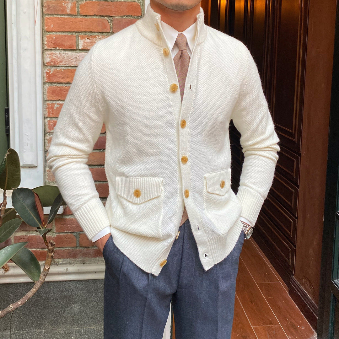 Grof gebreid colvest - Eland