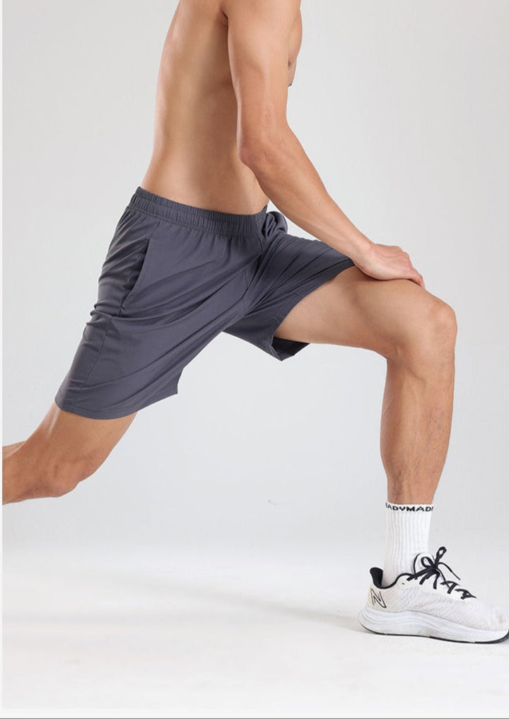 Heren sportshort van ademende technische stof met rechte snit - Dennis