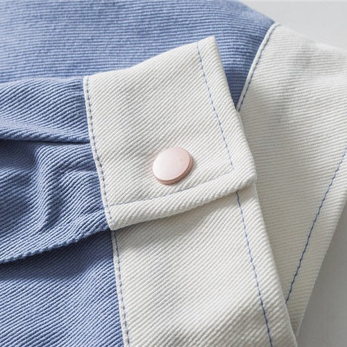 Katoenen herenjack met patchwork bloemenprint - Elric