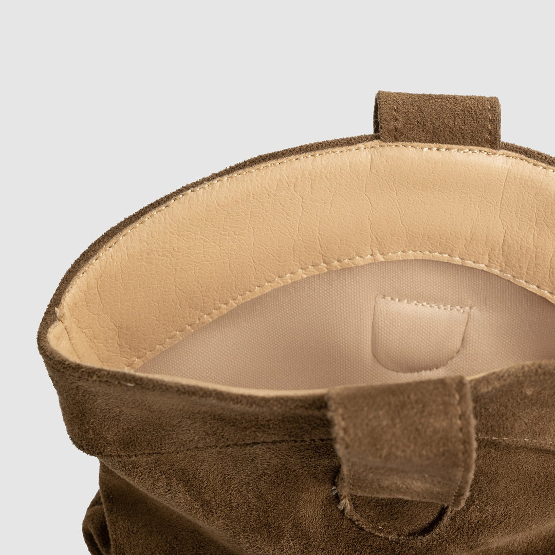 Dameslaarzen western stijl van synthetisch suède met middelhoge hakken - Liora