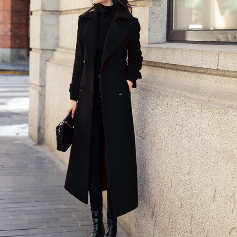 Wollen damesjack, klassiek model, double breasted - Amalia