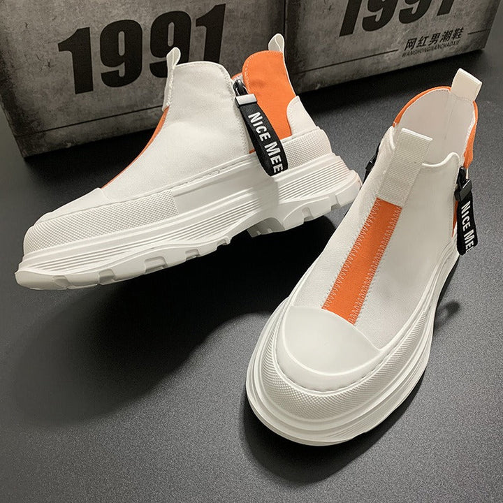 Urban platform sportschoenen met contrast - Darek