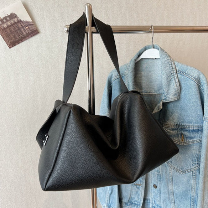 Damestas van synthetisch leer met grote inhoud en casual stijl - Andrea