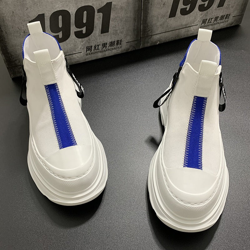 Urban platform sportschoenen met contrast - Darek