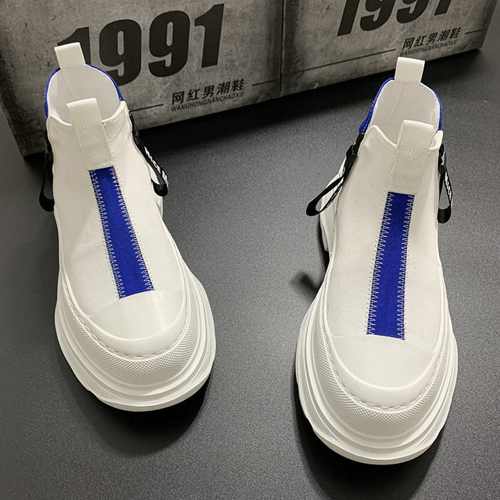 Urban platform sportschoenen met contrast - Darek